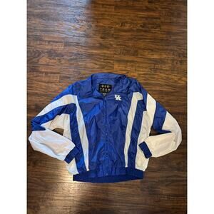 Kentucky Wildcats Vintage Windbreaker Full Zip Team Apparel Large 2XL